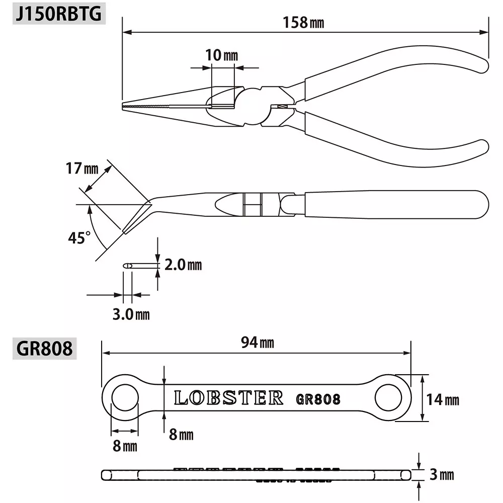 lobster-lobtex-needle-nose-plier-j150rbtg