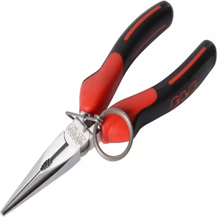 Sam Nose Plier pliers 160 mm Overall Straight Tip 51 Jaw, 237-16G-FME