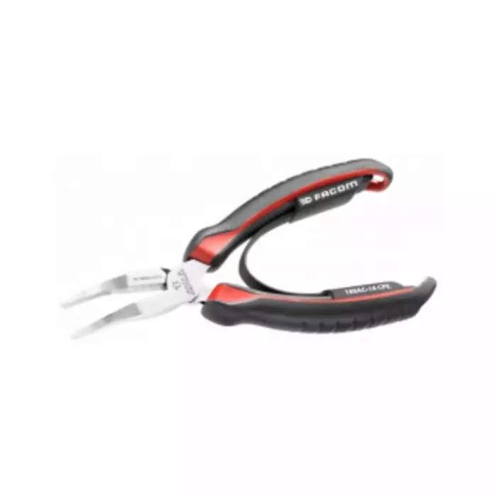 Facom Flat Nose Pliers, 160 mm Overall, Straight Tip, 188A.16CPE
