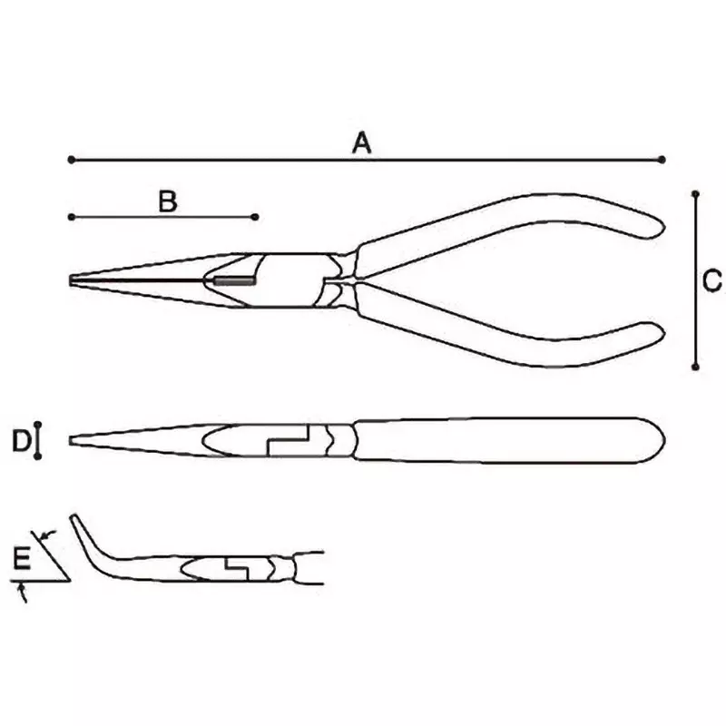 keiba-needle-nose-plier-et-326