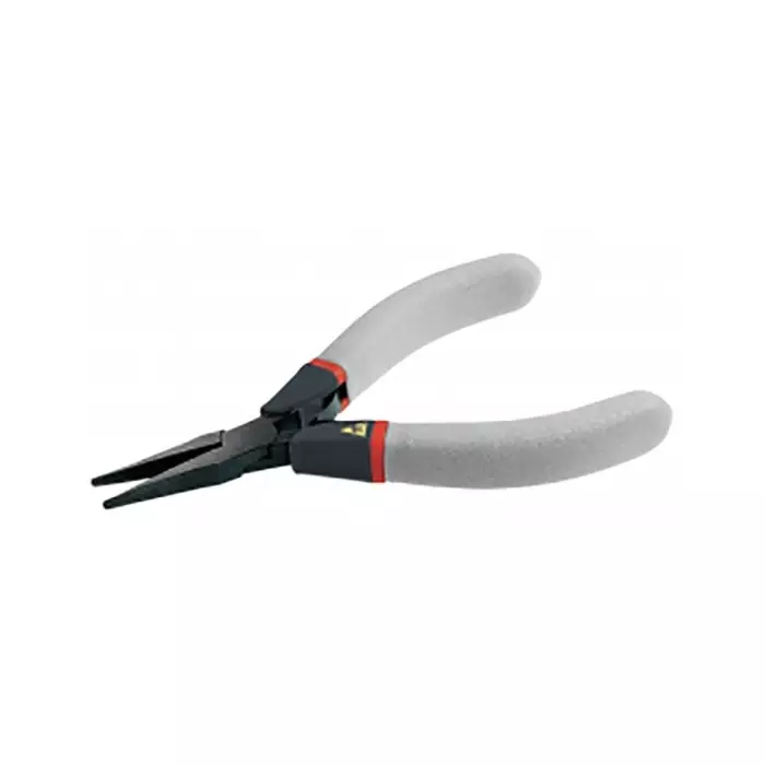 Facom Flat Nose Pliers, 125 mm Overall, Straight Tip, ESD, 420.E