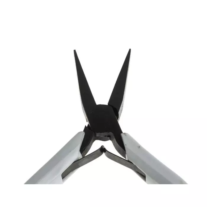 Facom MICRO-TECH Flat Nose Pliers, 130 mm Overall, Straight Tip, 33mm Jaw, 421.MT