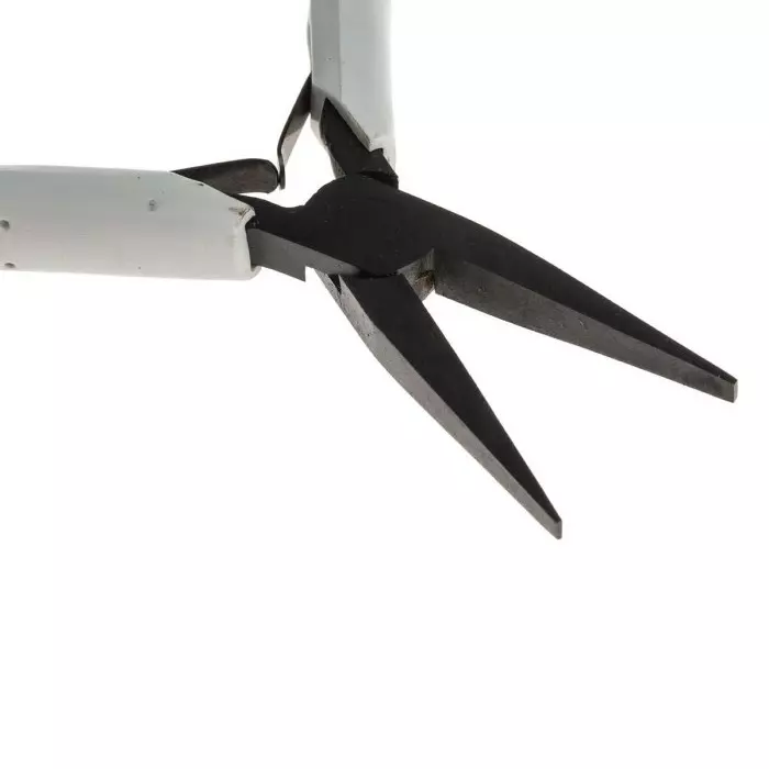 Facom MICRO-TECH Flat Nose Pliers, 130 mm Overall, Straight Tip, 33mm Jaw, 421.MT