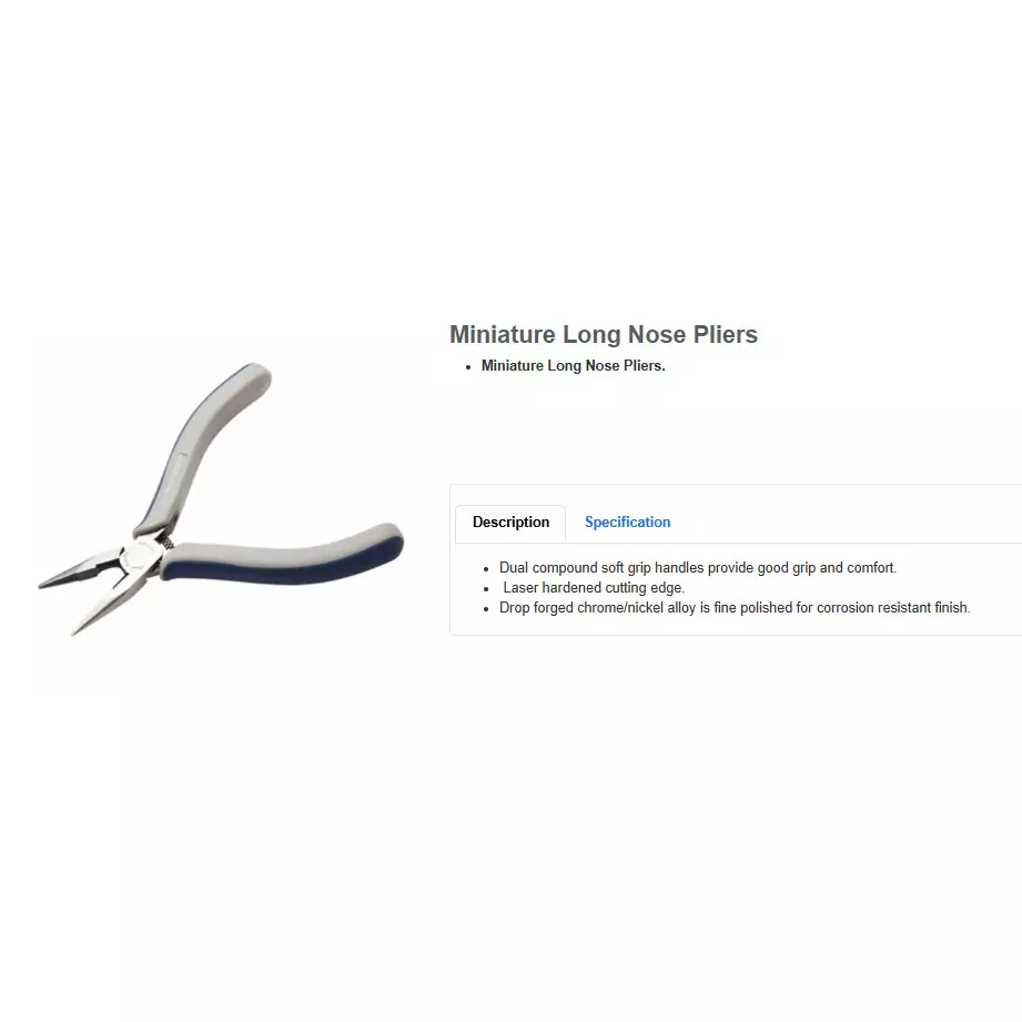 blue-point-4-78-inch-1238-mm-miniature-long-nose-plier-with-dual-compound-soft-grip-handle-and-chrome-nickel-alloy-body-b95cmpap