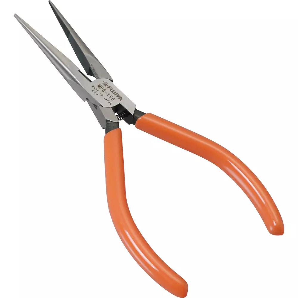 FUJIYA Minitech Super Needle Nose Plier 166 mm Overall Length, MP6-150