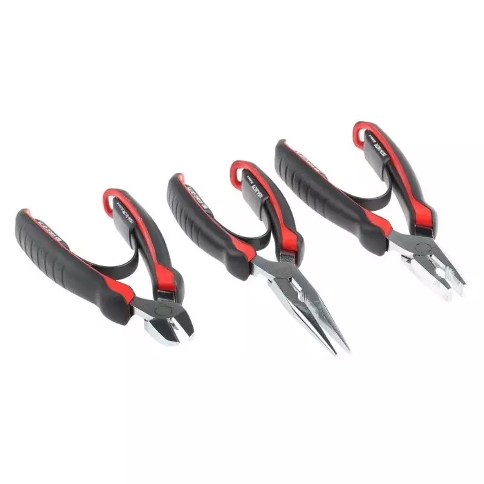 Facom 3-Piece Plier Set, Straight Tip, 150 mm Overall, MOD.CPEA0PB