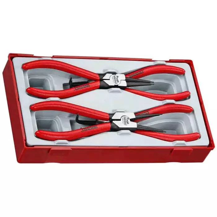 Teng Tools 4-Piece Circlip Plier Set, 210 mm Overall, TT474-7
