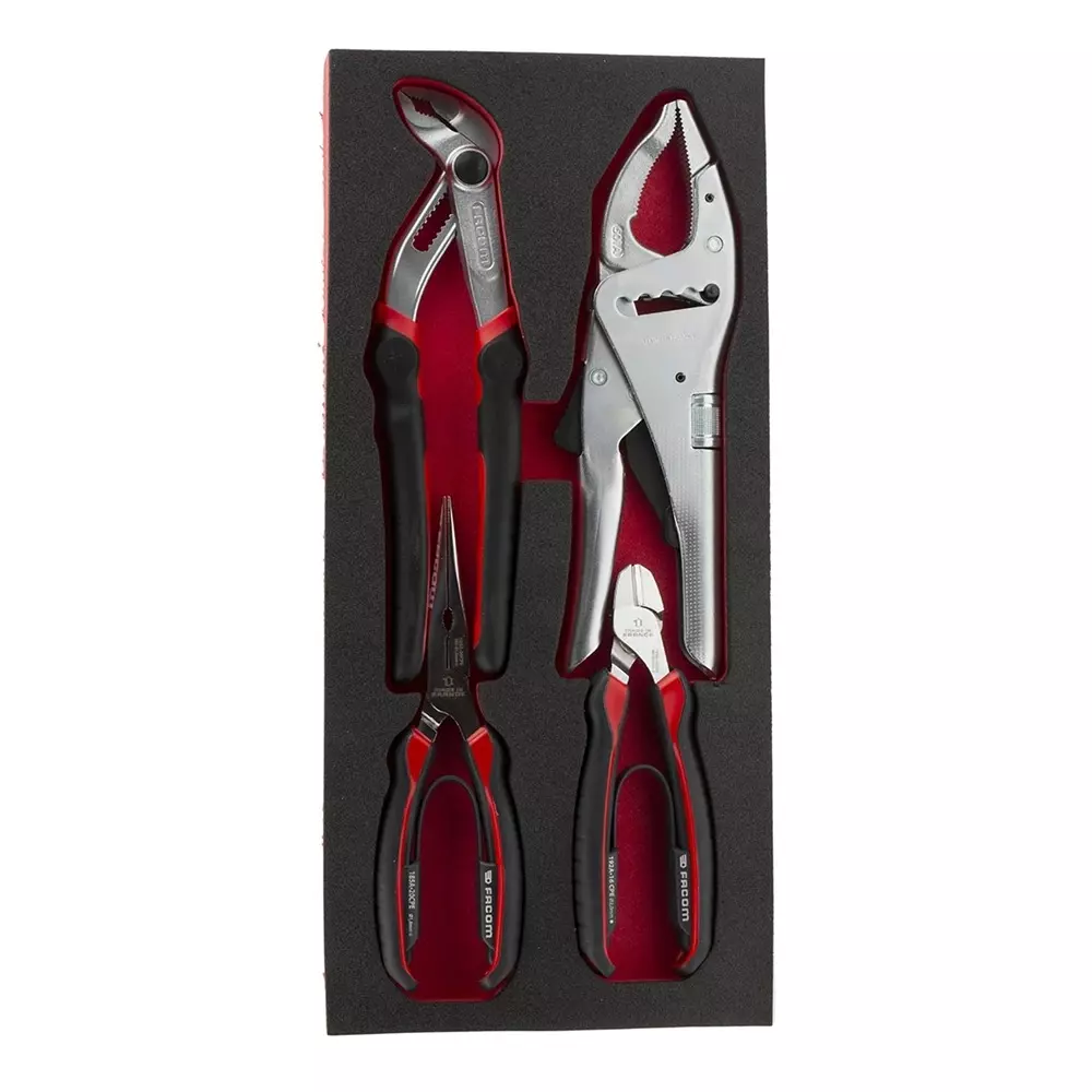 Facom 4-Piece Plier Set, 440 mm Overall, MODM.CPEA1PB