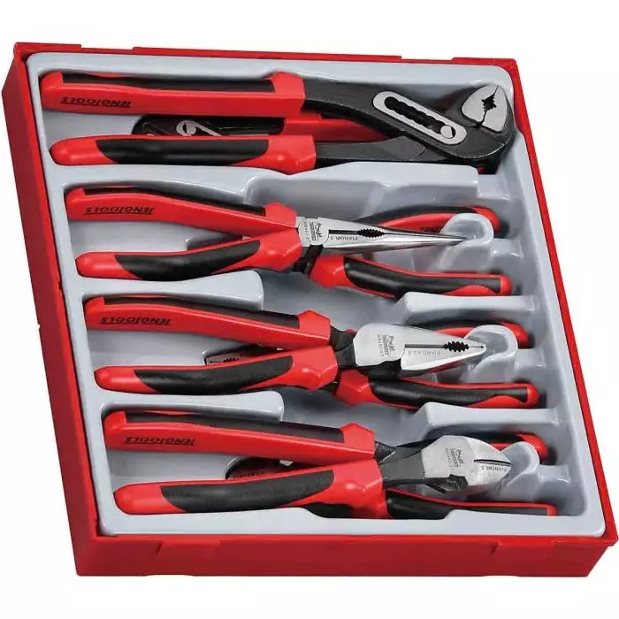 Teng Tools 8-Piece Plier Set, 225 mm Overall, TTD441-T
