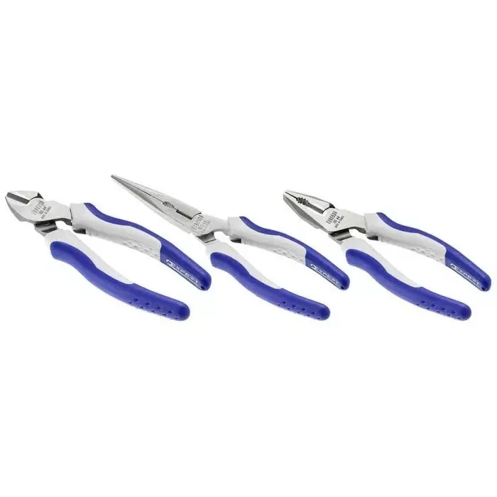 Facom Plier Set, 160 mm, 180 mm, 200 mm Overall, E080816