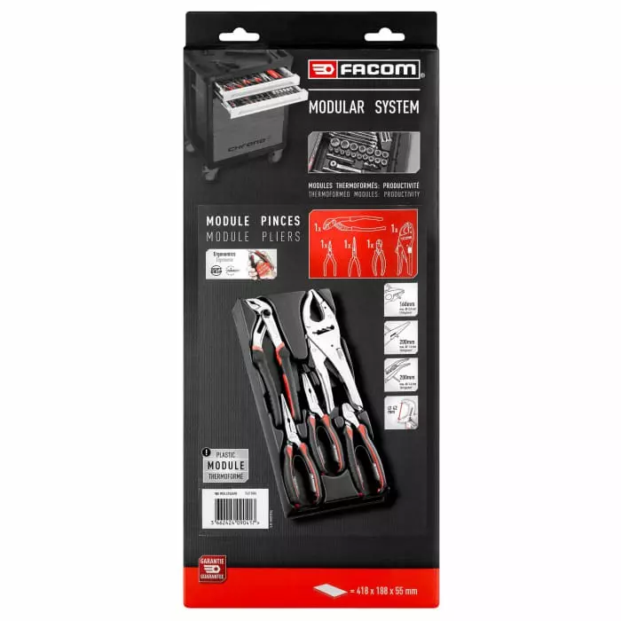 Facom 5-Piece Plier Set, MOD.CPEA5PB