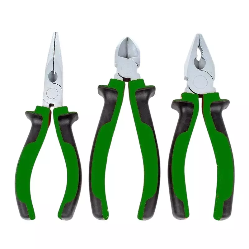 MULTICOMP PRO Plier Set 3-Pcs of 8" Combination Long Nose & 7" Side Cutter Kit Contents, MP013930