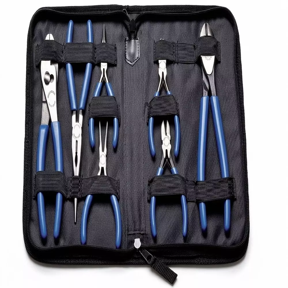 Blue-Point 7 Pcs Standard Pliers Set with Drop Forged Construction and Dipped Grip, BDGCPL700