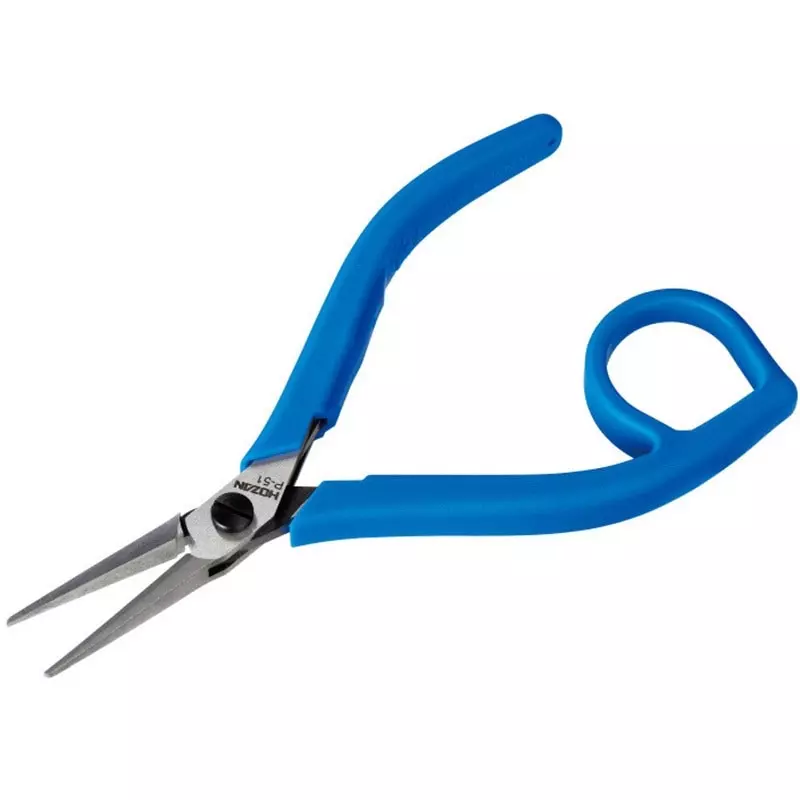 HOZAN Precision Plier Φ0.08 mm Cutting Capacity, Copper Wire, P-51