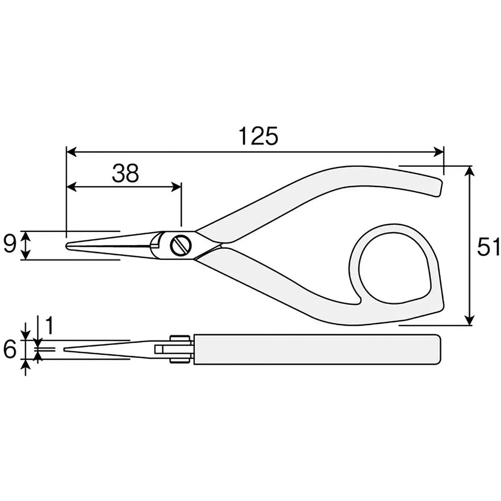 hozan-precision-plier-008-mm-cutting-capacity-copper-wire-p-51