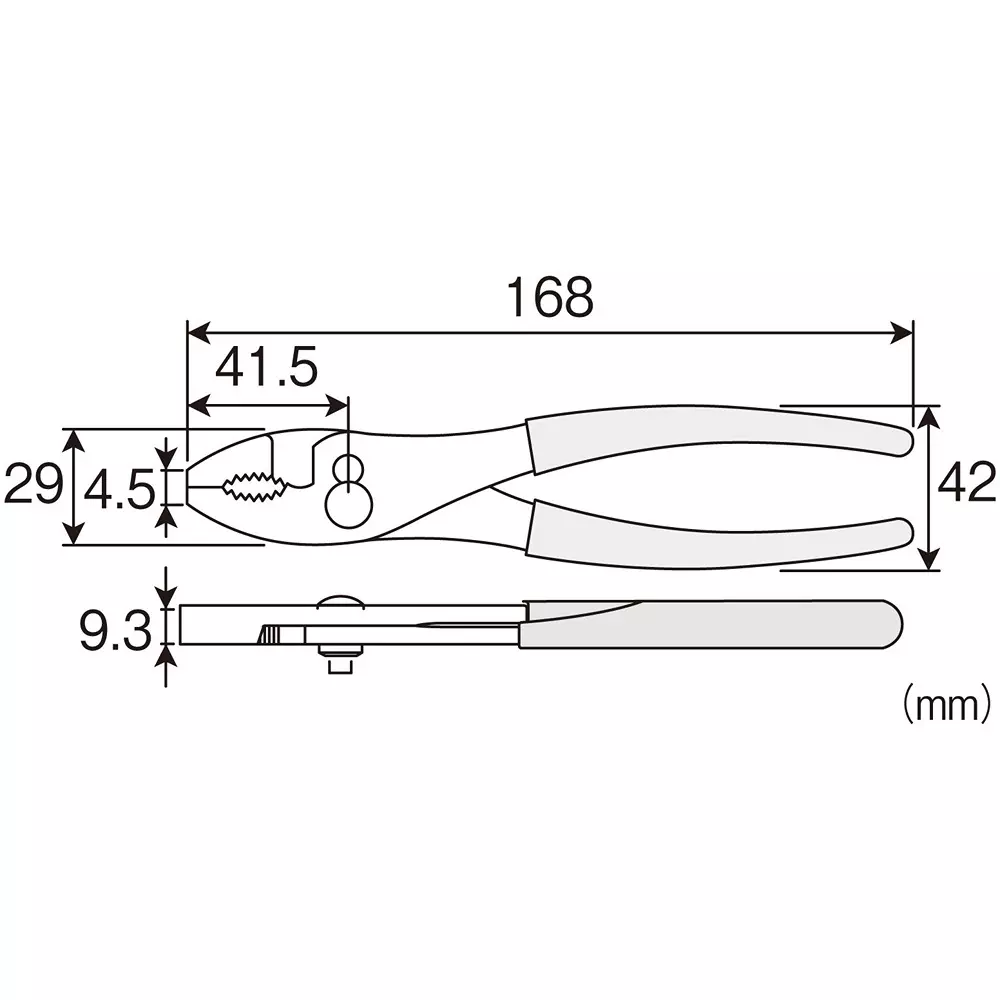 hozan-plier-168-mm-overall-length-p-211z-150