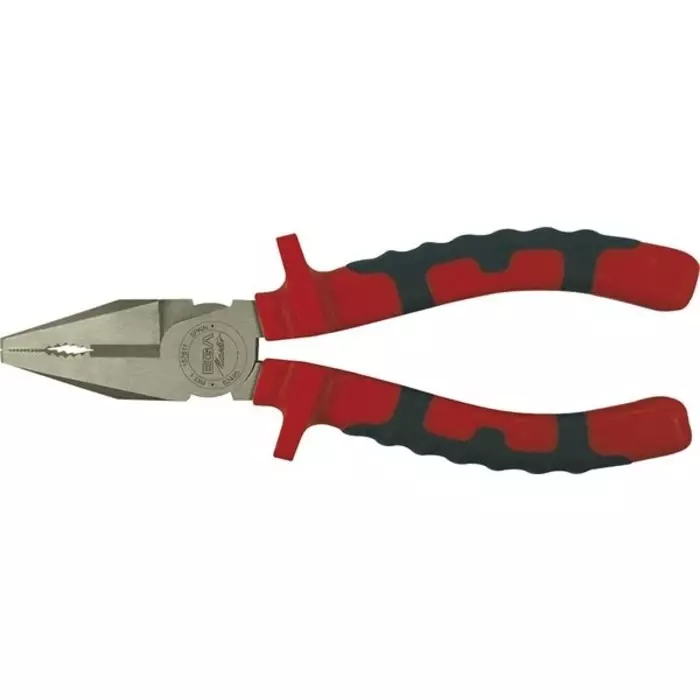 Ega-Master Pliers 210 mm Overall Flat Tip 60 mm Jaw, 62479