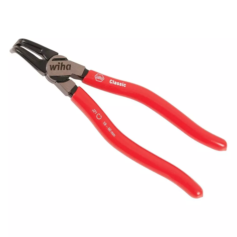 WIHA Pliers, 90Deg, 19 mm To 60 mm, 1.5 mm Tip, 10177