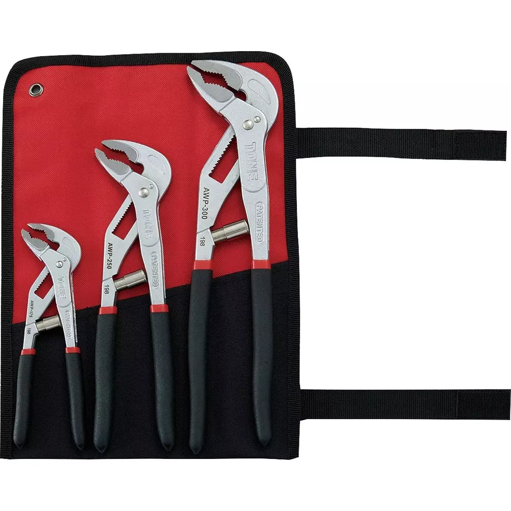 TONE Auto Water Pump Pliers Set Product Structural Steel & Resin, AWP3