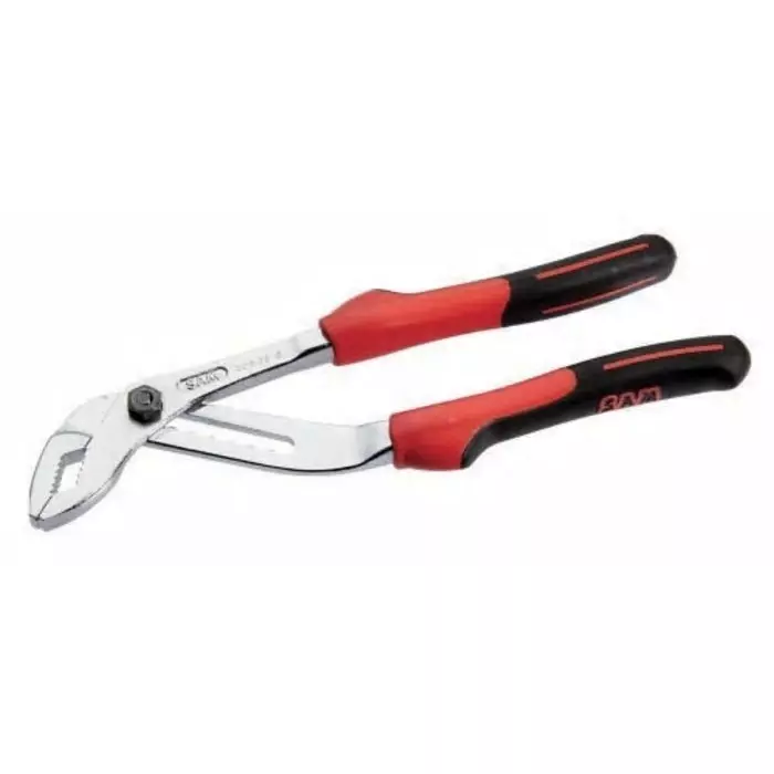 Sam Water Pump Plier 2-Piece Pliers 250 mm Overall Bent Tip 40 Jaw, 209-25B-FME