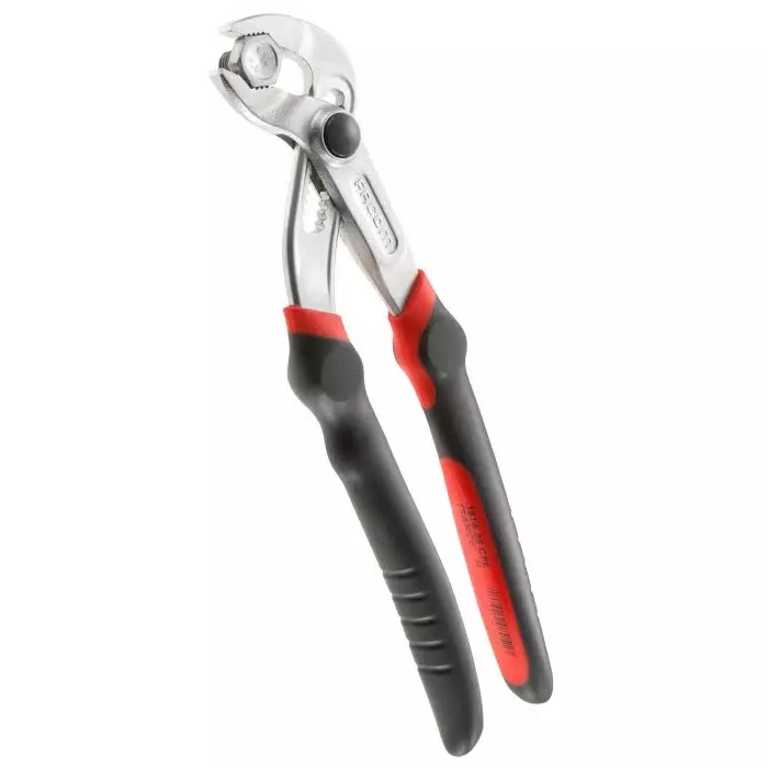 Facom Water Pump Pliers, 185 mm Overall, Lock Grip Tip, 48mm Jaw, 181A.18CPEPB