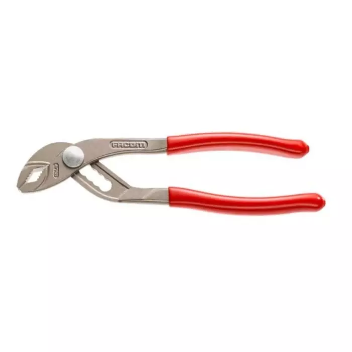 Facom Water Pump Pliers, 180 mm Overall, Bent Tip, 43mm Jaw, 170A.18