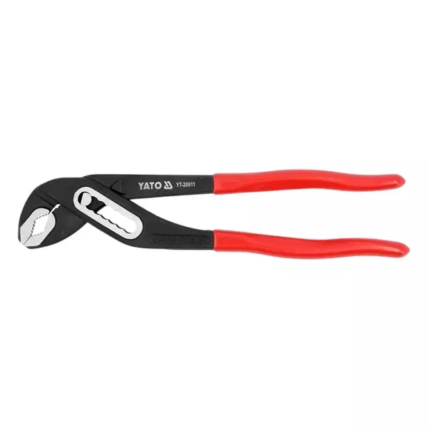 Yato 250 mm Box Joint Plier 6 mm Jaw Width and Blackened Phosphated Finish, YT-20911