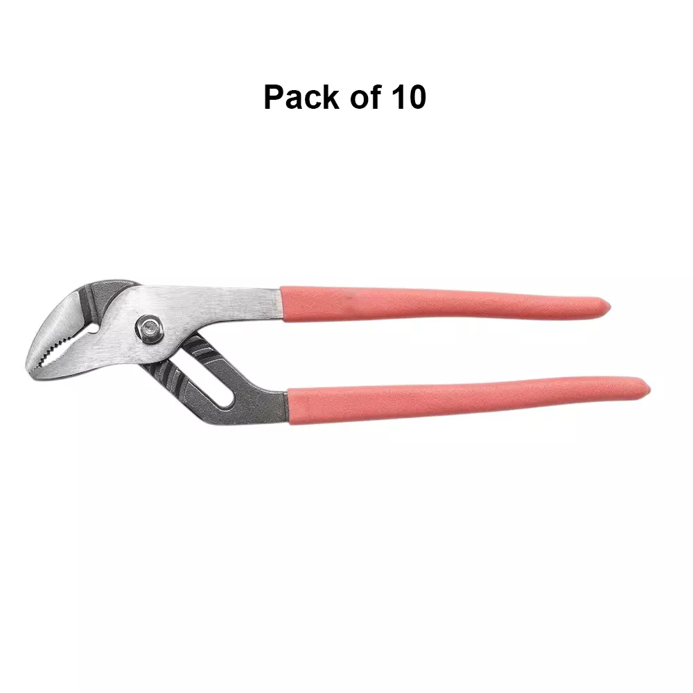 ajay-10-inch-250-mm-water-pump-plier-with-groove-joint-drop-forged-hardened-tempered-construction-045212-pack-of-10