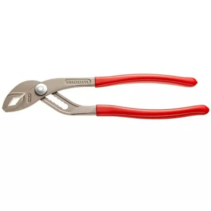 Facom Water Pump Pliers, 310 mm Overall, Bent Tip, 75mm Jaw, 170A.30