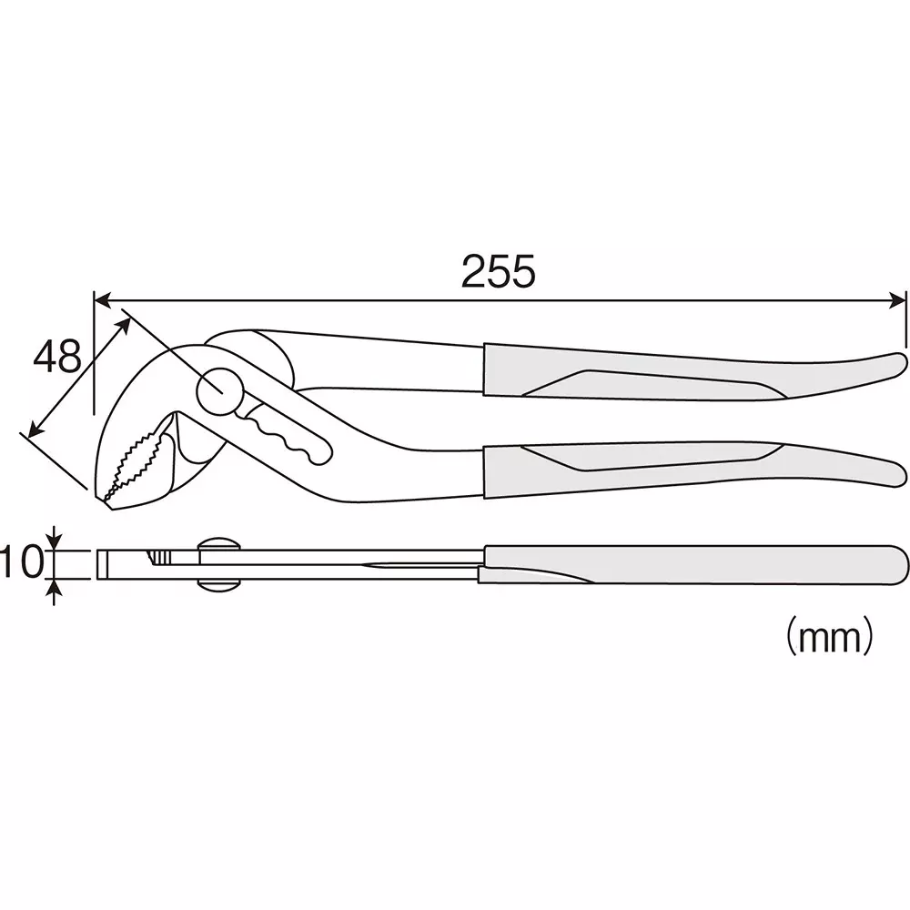 hozan-water-pump-plier-255-mm-overall-length-p-245