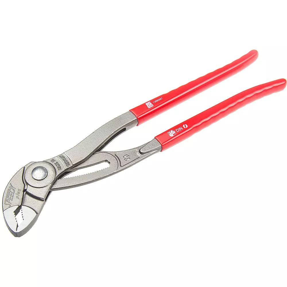 RS PRO Water Pump Plier 2 Piece Alloy Steel Chrome 300 mm, 1366987