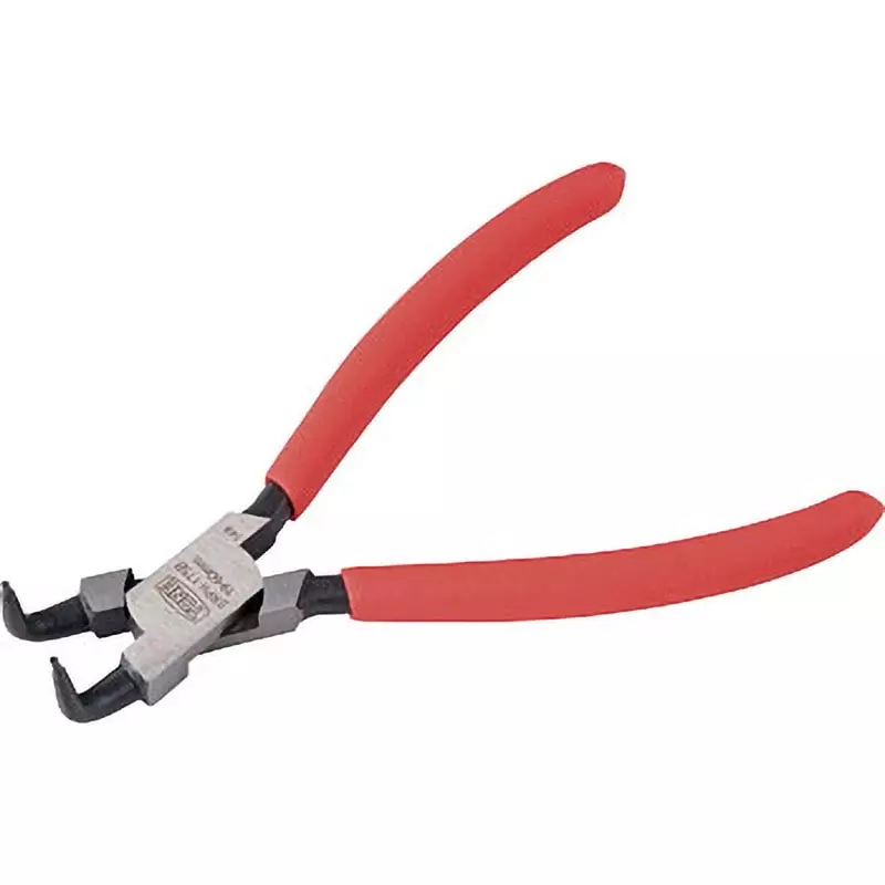 TONE Internal Retaining Ring Pliers, Bent Type 8 to 25 mm For Holes, SRPH-125BF