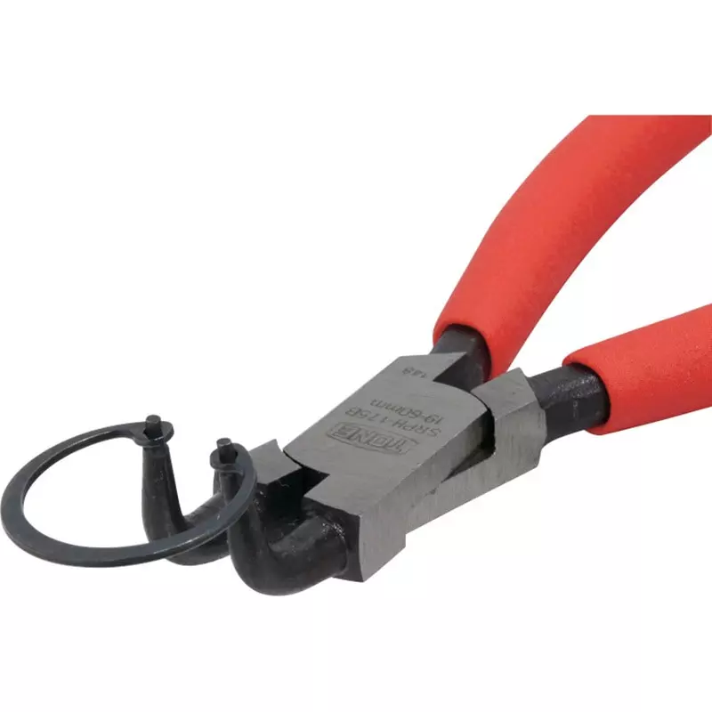 TONE Internal Retaining Ring Pliers, Bent Type 8 to 25 mm For Holes, SRPH-125BF