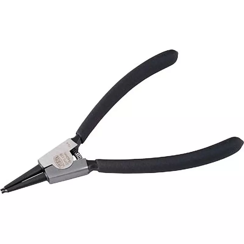 TONE External Retaining Ring Pliers, Straight Type 40 to 100 mm For Shaft, SRPS-200