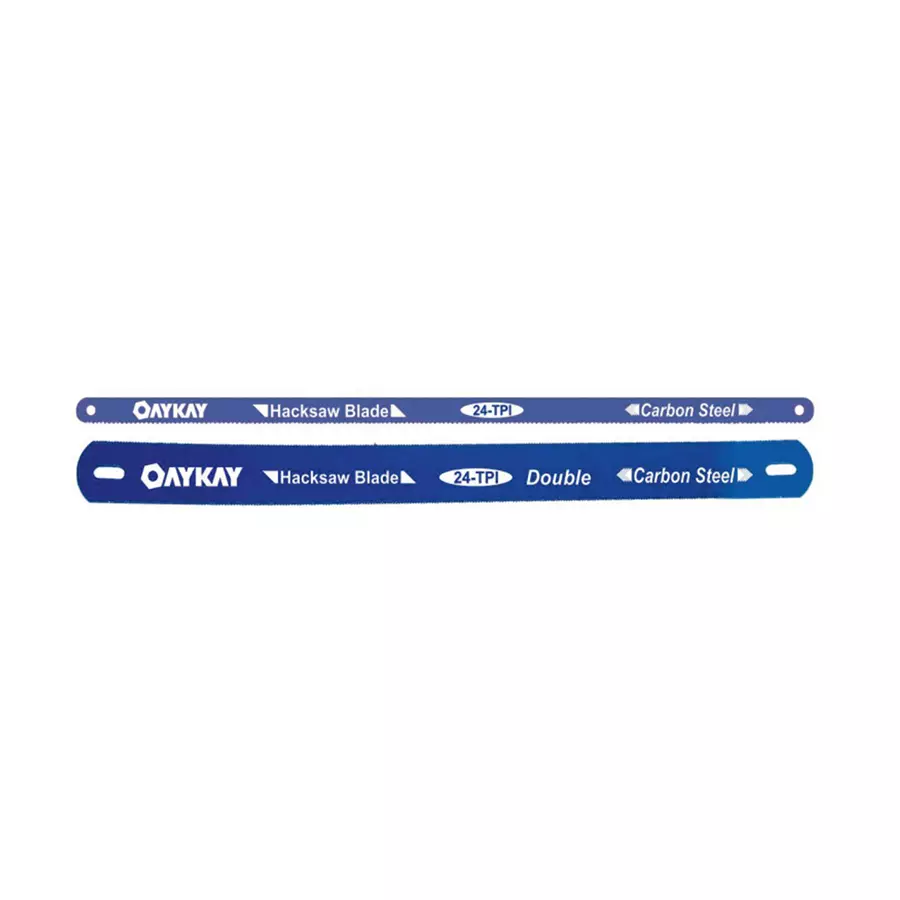 OAYKAY Carbon Steel 1/2x24 mm Flexible 24-TPI Hacksaw Blade