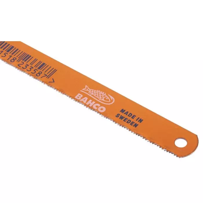 Bahco Hacksaw Blade Spring Steel 300 mm Blade Length 24 TPI, 3906-300-24-10P (Pack of 10 Pcs)