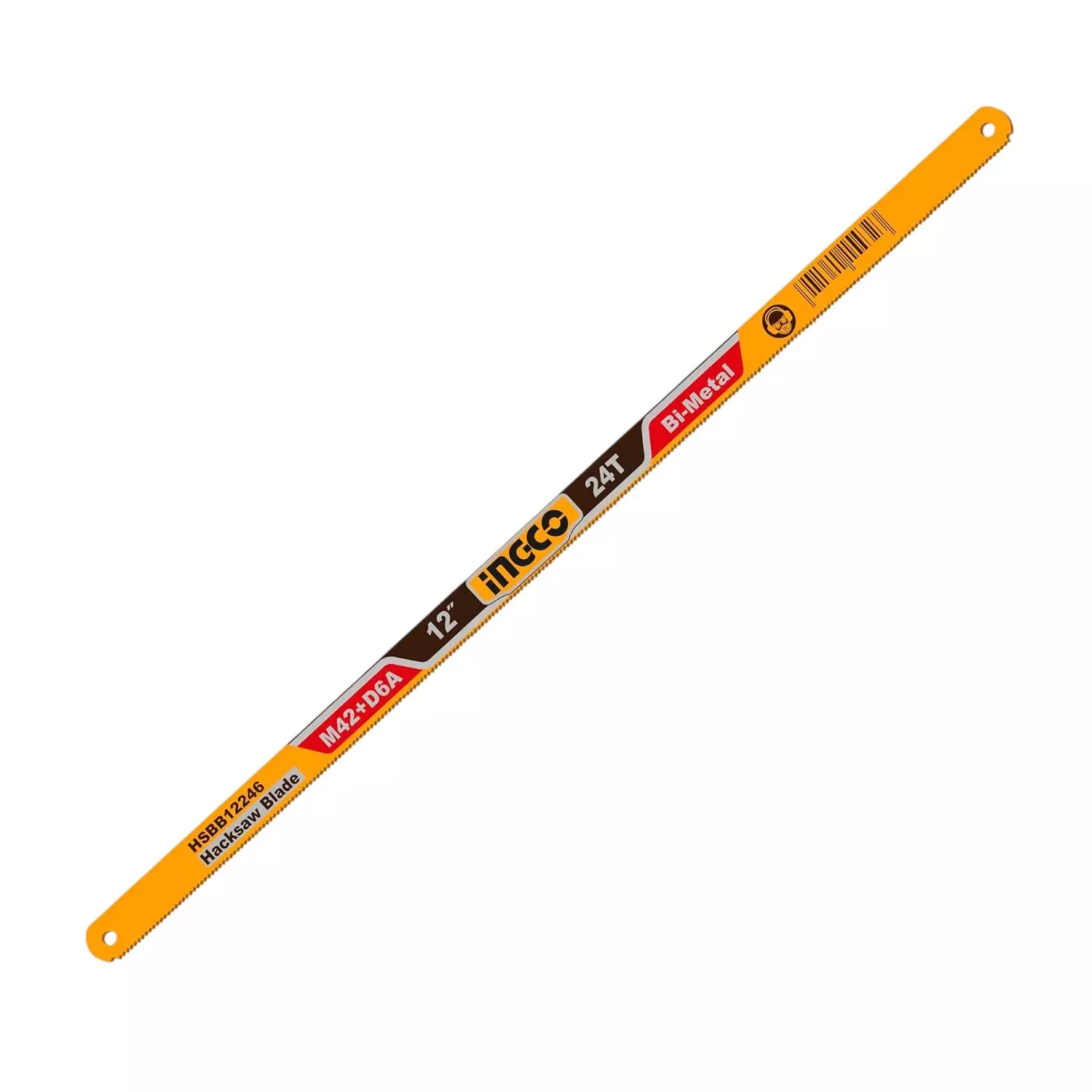 Ingco Bi-Metal Hacksaw Blade M42+D6A Material 300 mm (12 inch) Length 24 Teeth, HSBB12246