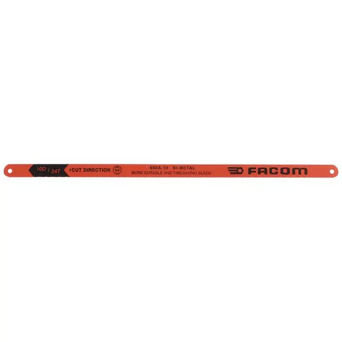 Facom 300 mm Cobalt Steel Hacksaw Blade, 24 TPI, 668A.10 (Pack of 10)