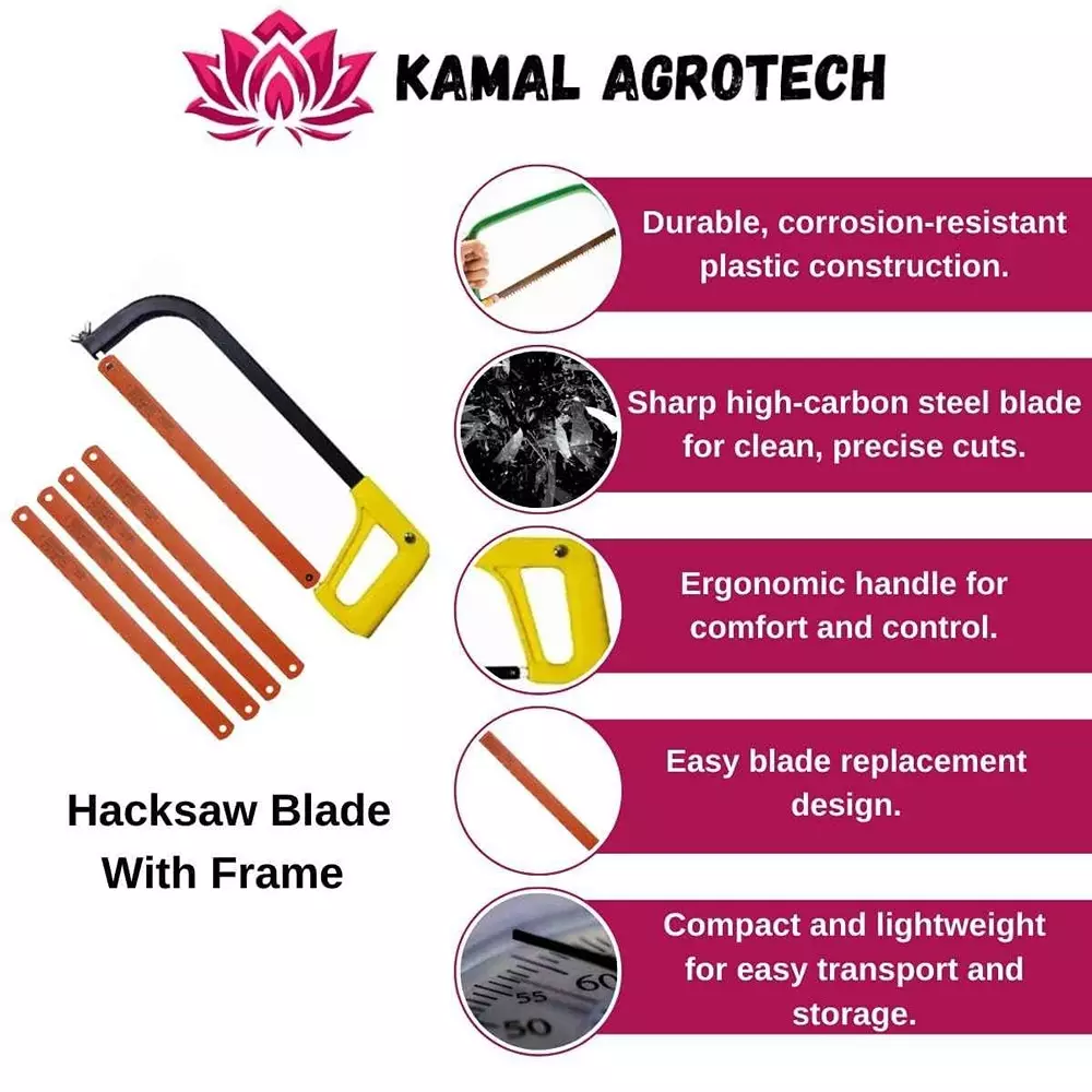 kamal-agrotech-12-inch-3048-mm-hacksaw-frame-with-4-blades