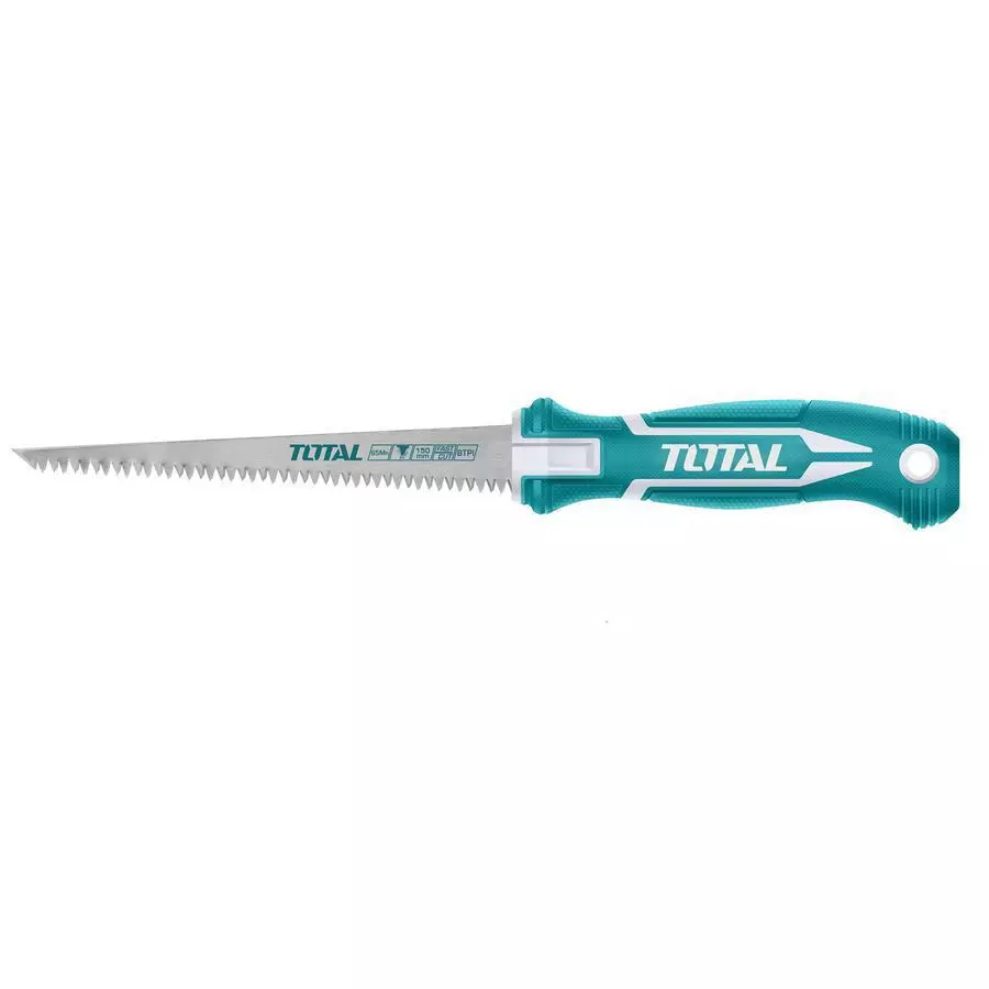 Total Wall Board Saw 6 Inch (150 mm) 65 Mn Steel Blade, 8 TPI Triple Ground Teeth, THWBSW626