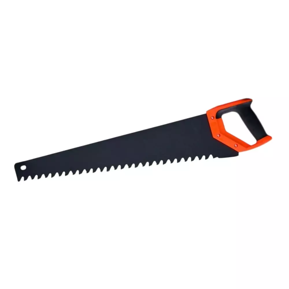 Veltrix Concrete Hand Saw TCT Blade with Ergonomic PVC Handle 600 mm (24 inch) for Cuts Siporex, Aerated Blocks, Bricks, Cement