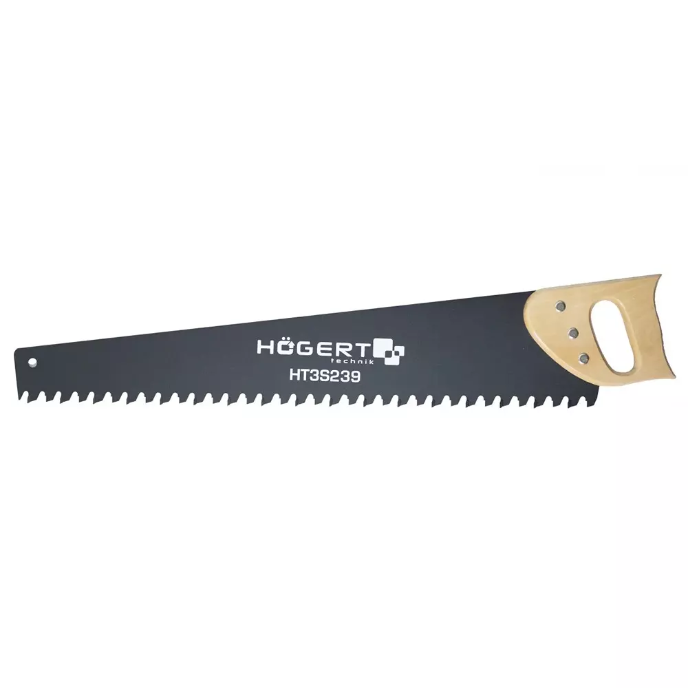 Hogert Technik Aerated Concrete Block Saw 600 mm Length and 17 TPI for Precise and Fast Cutting, HT3S239