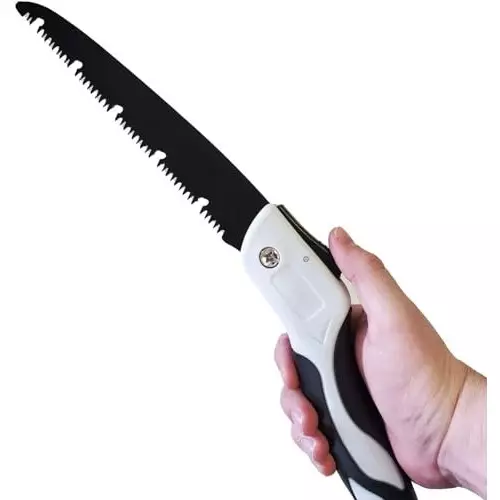 MECRAAF Folding Hand Saw 254 mm (10 inch) Length High Carbon Steel (SK5) for Wood, HT- SAW