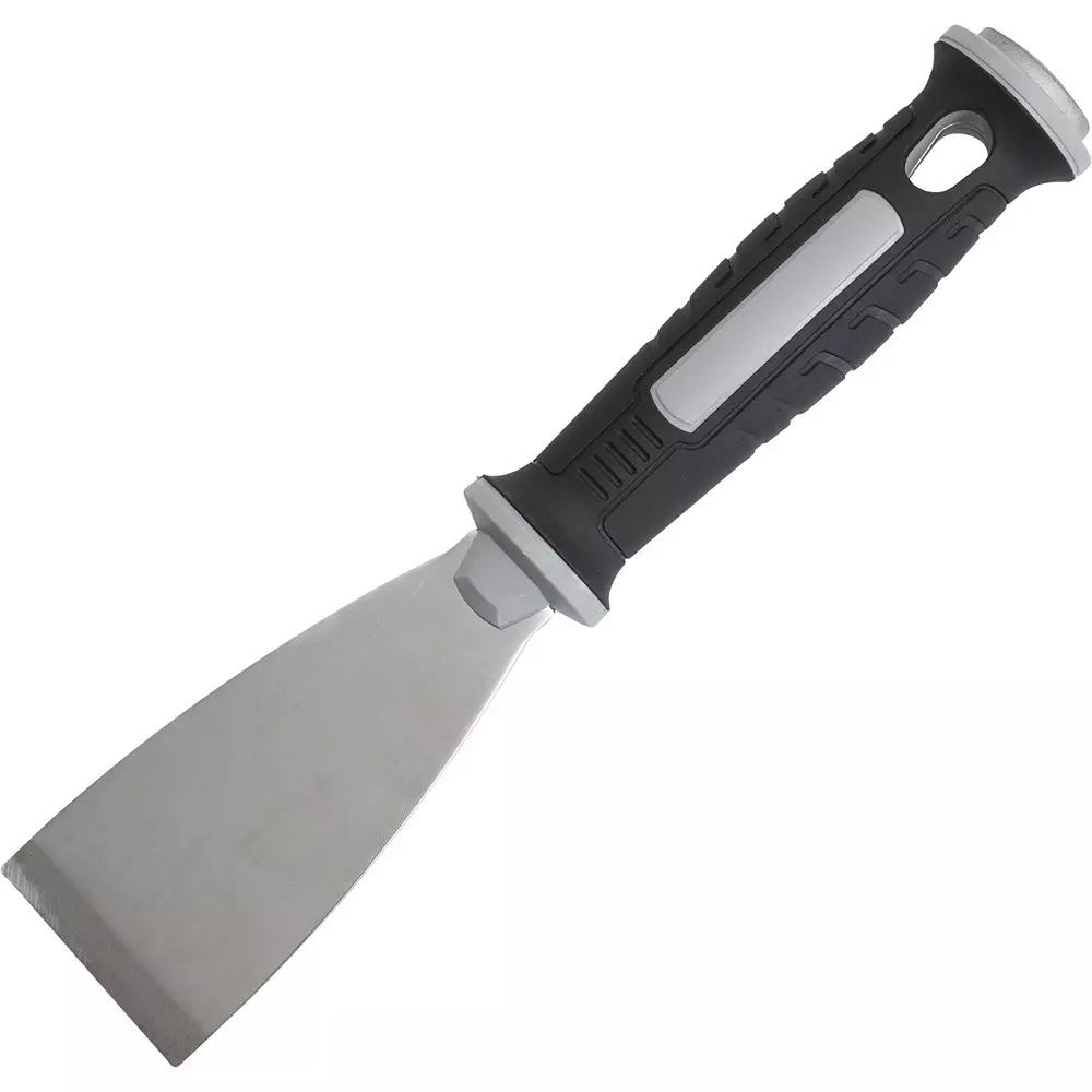 MonotaRO Stainless Steel Scraper With Striking Cap Straight 50 247 mm Overall Length, 85470045
