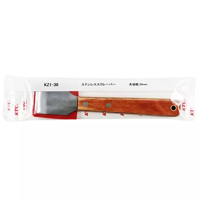 Ktc Stainless Steel Scraper 30 mm Blade Width 180 mm Length, KZ1-30