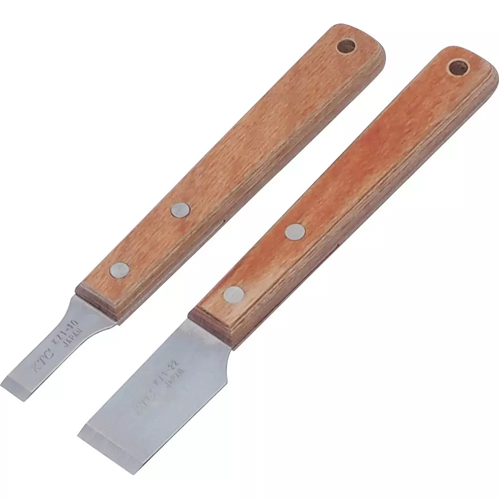 Ktc Stainless Steel Scraper Set 10 mm 22 mm Blades, KZ12A (Pack of 2)