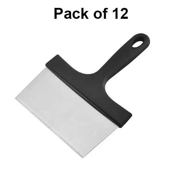 SHUYI Patti Blades With Handle Black & Silver 300 mm (12 inch), 514 (Set of 12 Pcs)