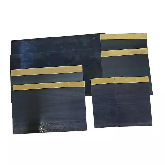 SHUYI Patti Blades Heavy Black 200 mm (8 inch), 506 (Set of 12 Pcs)