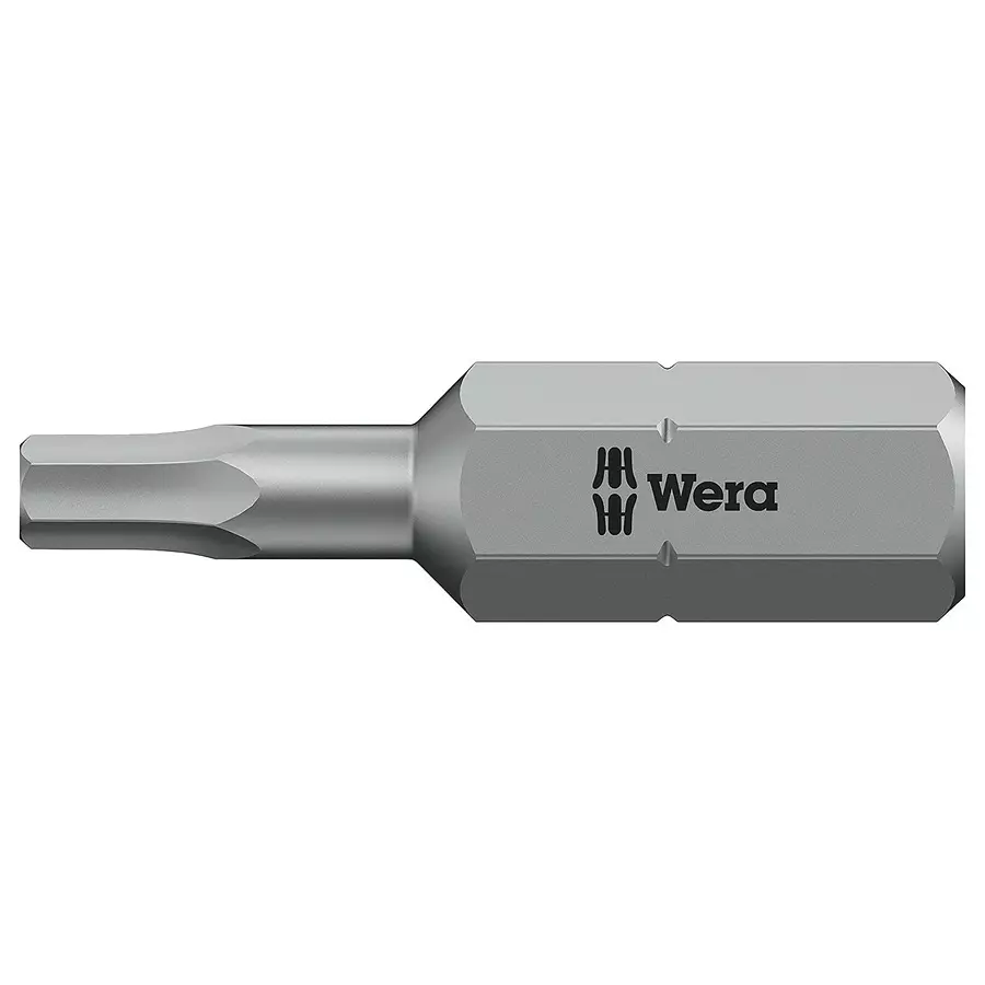 WERA HEX BIT, SIZE 3MM X 25MM, 05056315001
