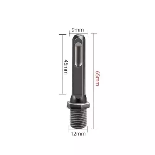 DY TOOLS SDS PLUS Diamond Drill Bit Set Carbon Steel Spiral Flute SDS-Plus Shank (Pack of 3)